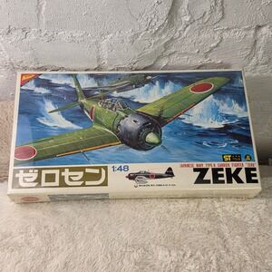 Nichimo 1:48 Scale Japanese Navy Carrier Fighter Zero Zeke Model Kit NOS 4806
